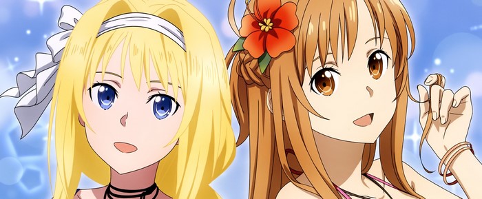 Alice Zuberg and Yuuki Asuna from Sword Art Online