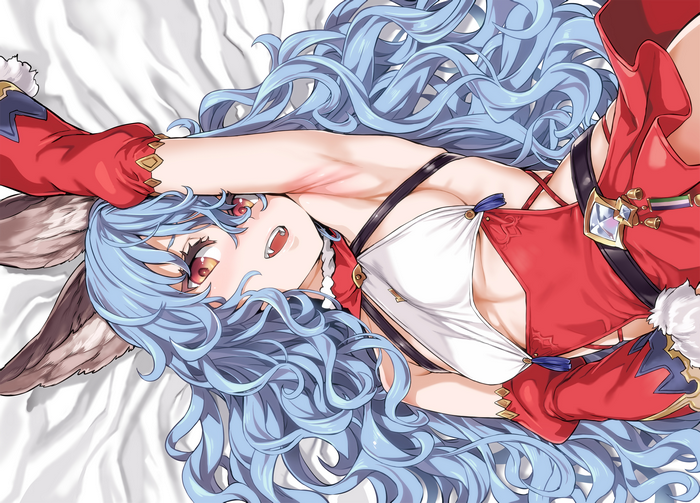 Ferry from Granblue Fantasy in bed