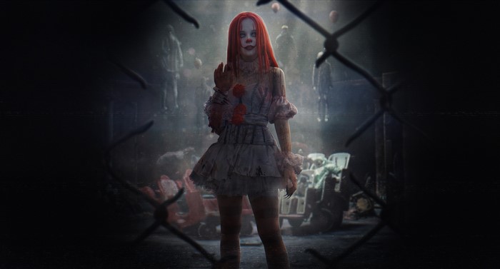 Artwork of a female clown from It