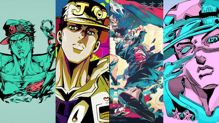 anime, Jotaro Kujo, JoJos Bizarre Adventure, colorful, HD Wallpaper ...