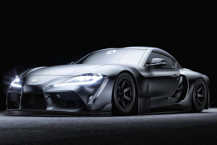 Toyota Supra MK5 in Sleek Silver