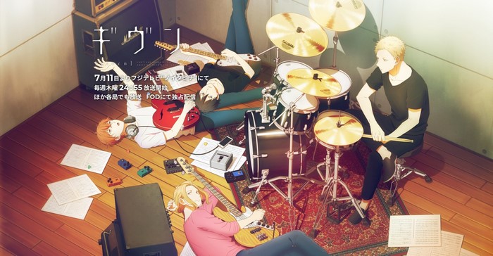 Given Anime Band Characters Relaxing
