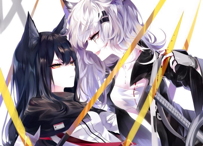 Lappland and Texas from Arknights