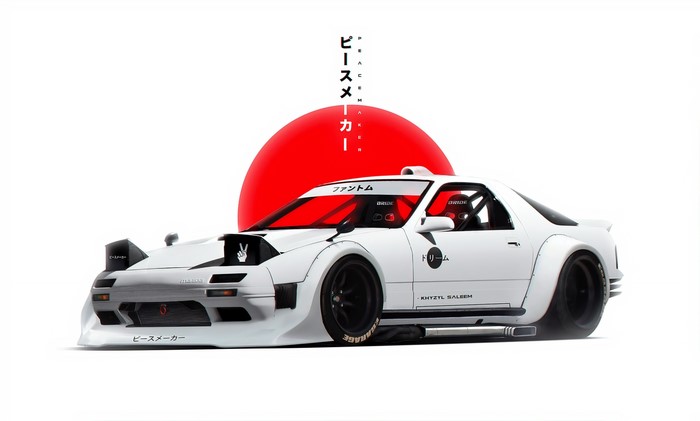 4K Mazda RX-7 FC Khyzyl Saleem Render