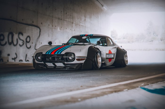 4K render of a custom Toyota 2000GT by Khyzyl Saleem