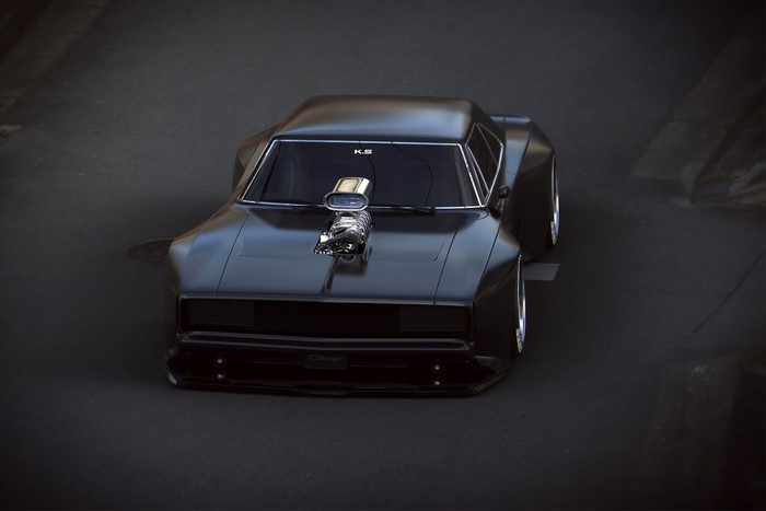 4K render of Khyzyl Saleem's custom Dodge Charger
