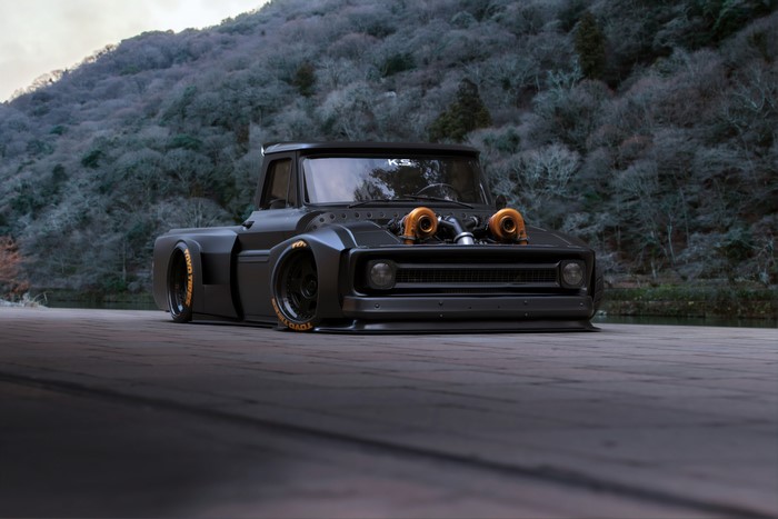 4K render of Khyzyl Saleem's custom truck