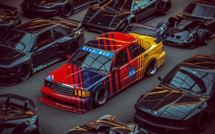 4K car render by Khyzyl Saleem