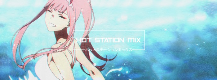 Zero Two from Darling in the FranXX in water