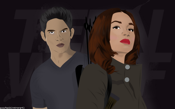 Scott McCall and Allison Argent from Teen Wolf