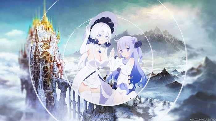 Illustrious and Unicorn from Azur Lane