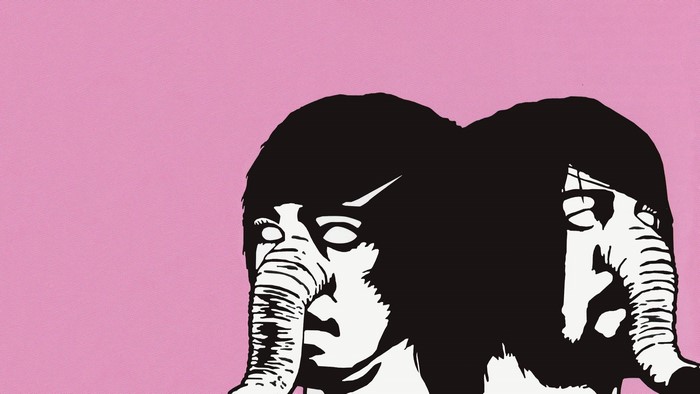 Death From Above album cover with elephant heads