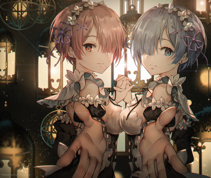 Ram and Rem from Re:Zero