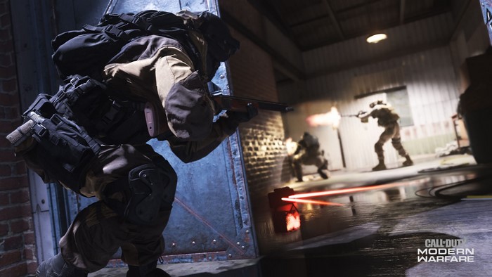 Call of Duty Modern Warfare soldiers in combat