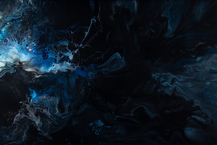 Abstract paint in water 4K