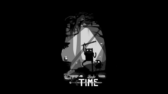 Finn and Jake from Adventure Time in Limbo crossover
