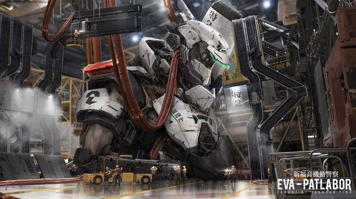EVA-PATLABOR Fanart by Johnson Ting