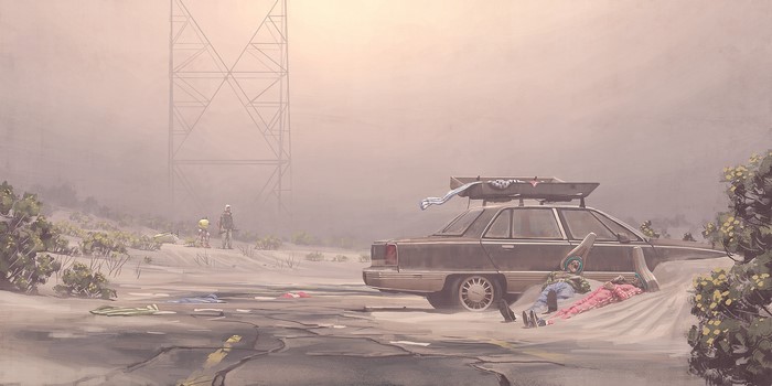 Artwork from Tales From The Loop by Simon Stålenhag