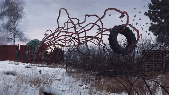 Artwork from Tales From The Loop by Simon Stålenhag