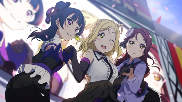 Anime girls from Love Live! Sunshine