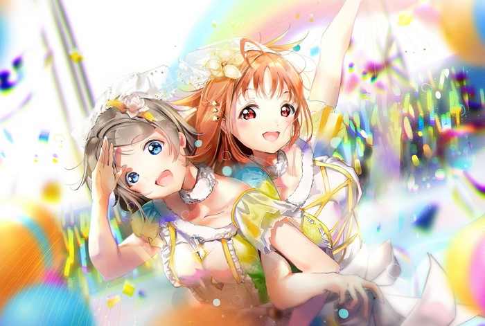 Watanabe You and Takami Chika from Love Live! Sunshine