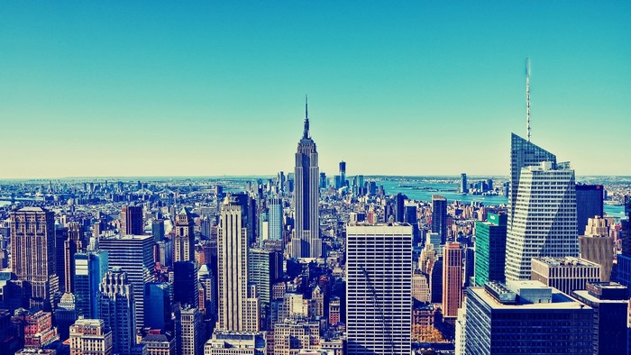 Empire State Building and New York City Skyline