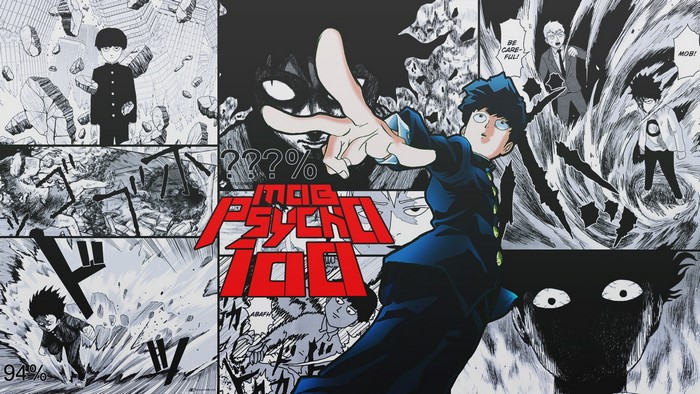 Mob Psycho 100 Collage with Shigeo Kageyama