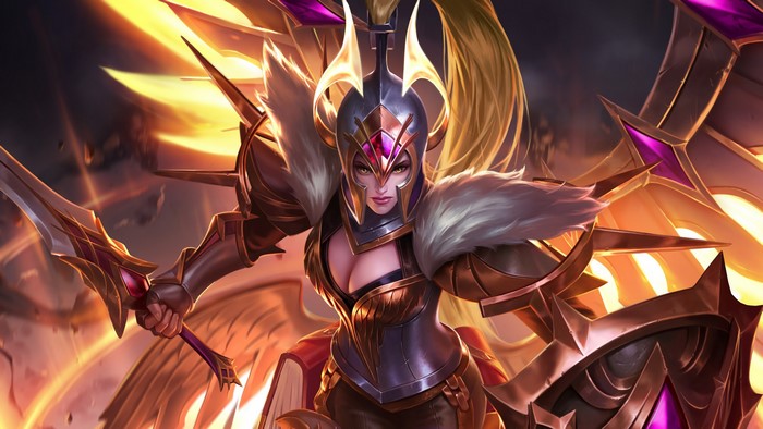 4K War Angel Freya from Mobile Legends