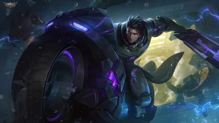 Alucard on Obsidian Blade Motorcycle 4K