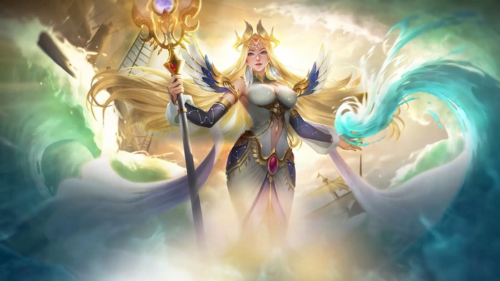 Kadita from Mobile Legends with Turquoise Water