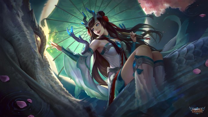 Soryu Maiden with Umbrella in Mobile Legends