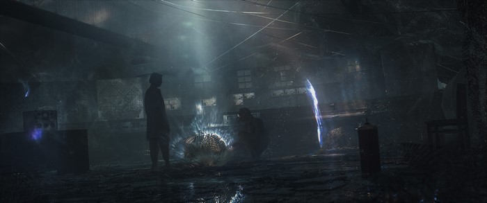 Anomaly in abandoned building by Max Horbatiuk