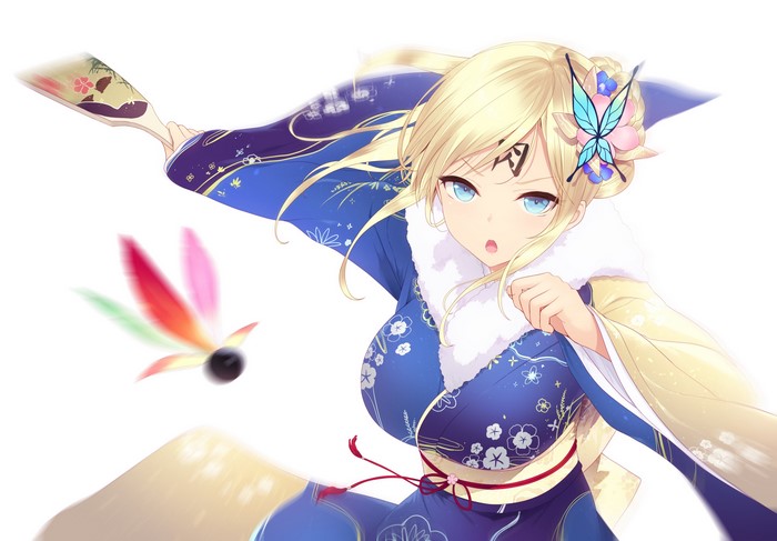Kashiwazaki Sena from Boku wa Tomodachi ga Sukunai playing Hanetsuki