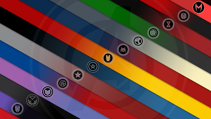 Marvel Cinematic Universe Heroes Icons