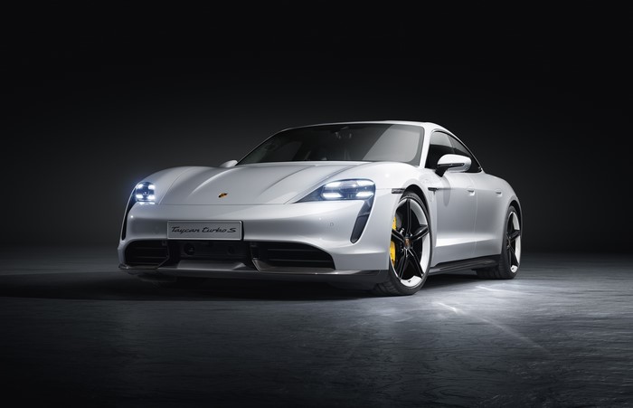 Porsche Taycan Turbo S electric car