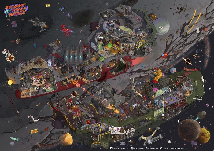Ultimate Space Battle Artwork
