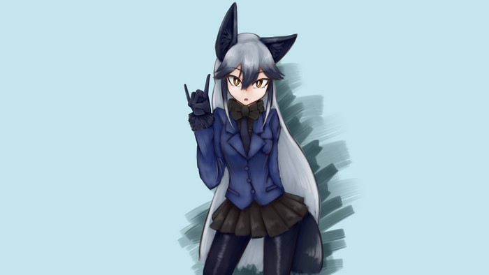 Silver Fox from Kemono Friends