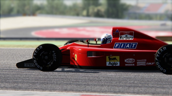 Ferrari 641 Formula 1 car with Alain Prost