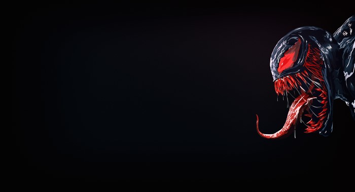 Venom artwork with simple background