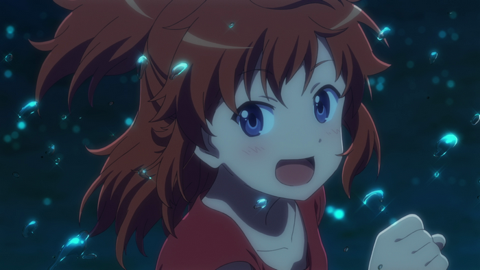 Natsumi Koshigaya from Non Non Biyori in water