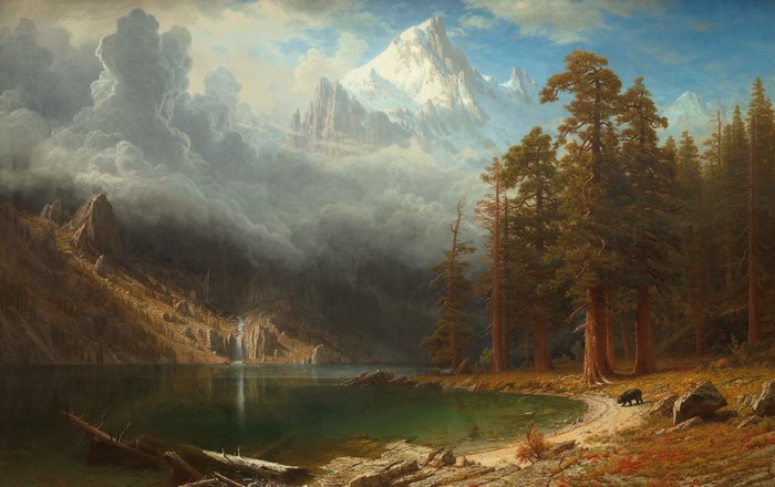 Mount Corcoran by Albert Bierstadt in 4K