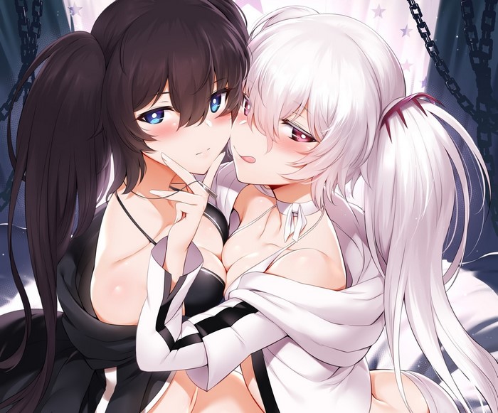 White Rock Shooter and Black Rock Shooter