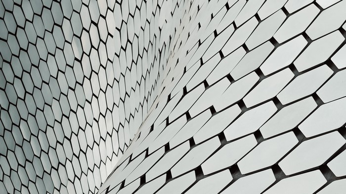 Monochrome Hexagonal Pattern