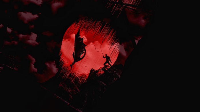 Geralt of Rivia fighting a dragon in The Witcher 3: Wild Hunt