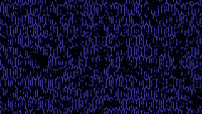 4K Blue Plexus Lines Pattern