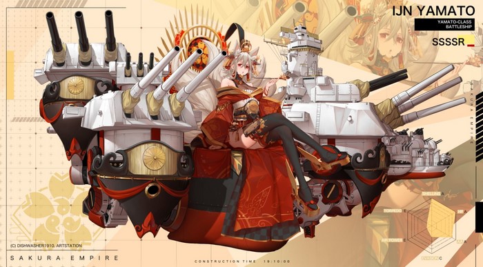 IJN Yamato from Azur Lane