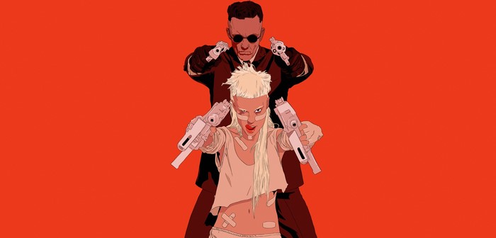 Die Antwoord illustration with Yolandi Visser and Watkin Tudor Jones