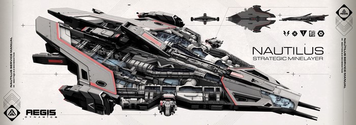 Nautilus Strategic Minelayer by Aegis Dynamics