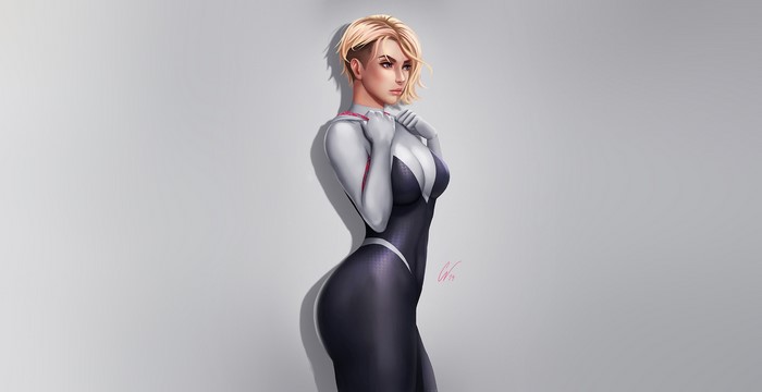 Gwen Stacy from Marvel Comics artwork