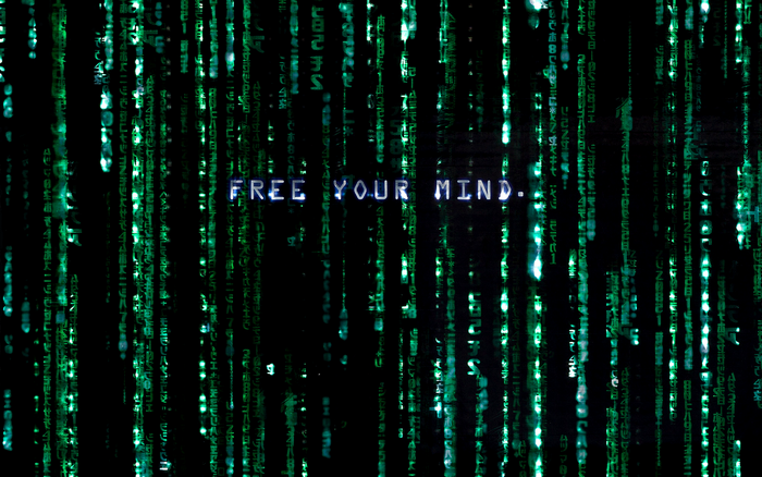 The Matrix "Free Your Mind" Typography